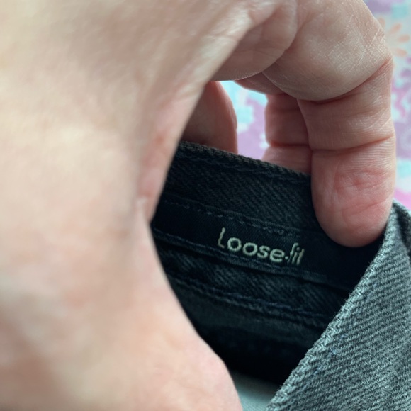 Vintage 90s Eddie Bauer black loose fit jeans size 16 - Picture 8 of 8